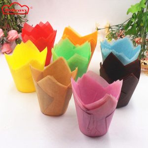 One Colour Tulip Cups 100s