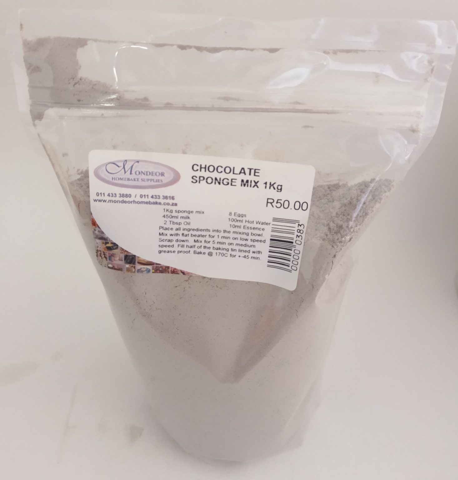 Chocolate Sponge Mix 1Kg 524